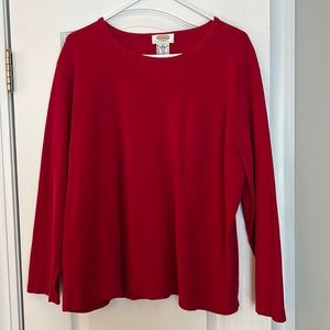 Long sleeve ribbed Tee